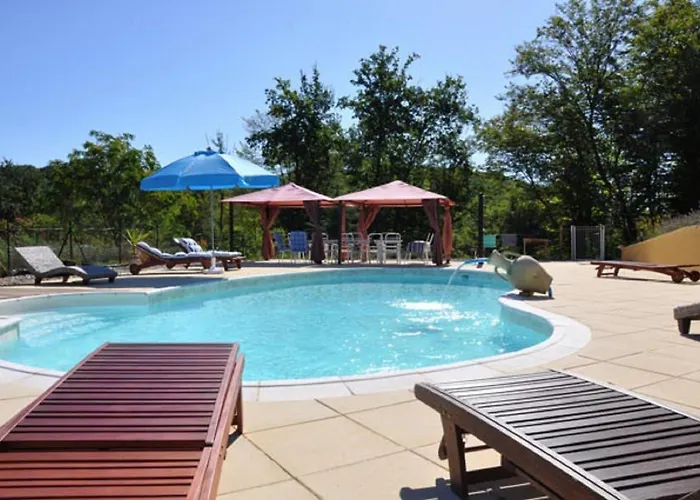 Κατάλυμα σε φάρμα Bungalow Saint-Andre-d'Allas